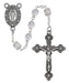 R121DF Clear Glass Rosary Boxed - McVan
