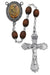 R204DF Brown St. Michael Rosary Boxed - McVan