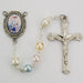 R213DF Multi Pearl like  Guardian Angel Rosary Boxed - McVan