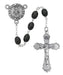 R377DF Black Wood St Michael Rosary Boxed - McVan
