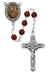 R538DF Red Our Lady of Perpetual Help Rosary Boxed - McVan
