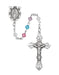 R548LF Multi Swarovski Crystal Bead Rosary Boxed - McVan
