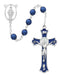 R556RF Blue Pearl Holy Mass Crucifix Rosary Boxed - McVan