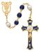 R558HF Blue Holy Mass Crucifix Rosary Boxed - McVan
