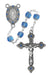 R607DF Blue Capped Glass Rosary Boxed - McVan