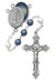 R608DF Blue and White Lourdes Rosary Boxed - McVan