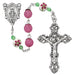 R704DF 8mm Pink Rosary Boxed - McVan