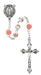 R870F Pink Ceramic Rosary boxed - McVan
