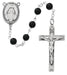 R883F Black Onyx Rosary Boxed - McVan