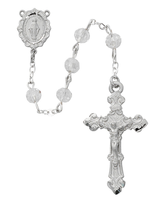 R888F Crystal Aurora Rosary Boxed - McVan