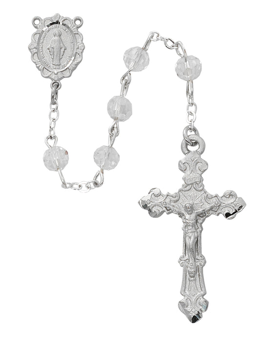 R888F Crystal Aurora Rosary Boxed - McVan