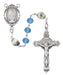 R918LF Sterling Silver Ceramic Rosary Boxed - McVan