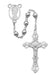 R952RF Silver Rosary Boxed - McVan