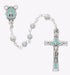 R970G BLUE PEARL WITH METAL O.F. BEAD, ENAMEL CRX AND CENTER - McVan