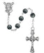 R973G 6MM HEMATITE SACRED HEART YOUTH ROSARY DELUXE BOX - McVan