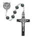 R974F HEMATITE ST BENEDICT ROSARY DELUXE BOX - McVan