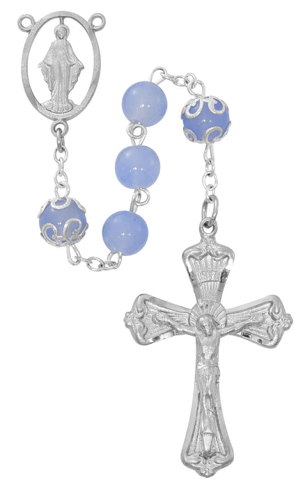 R987RF PURPLE ROSARY DELUXE BOXED - McVan