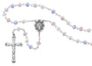 R998LF TIN-CUT CRYSTAL ROSARY DELUXE BOX - McVan