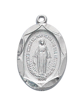 RC1603MI Rhodium Miraculous Pendant - McVan