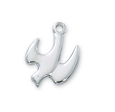 RC394 Rhodium Holy Spirit Pendant - McVan