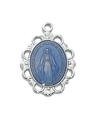 RC576 Rhodium Miraculous Pendant - McVan