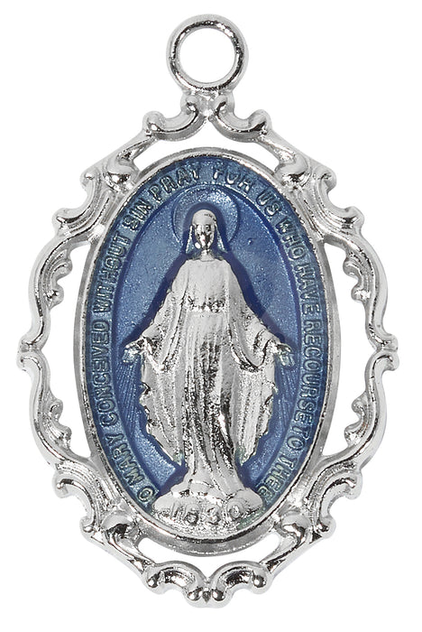 RC635 Rhodium Miraculous Pendant - McVan