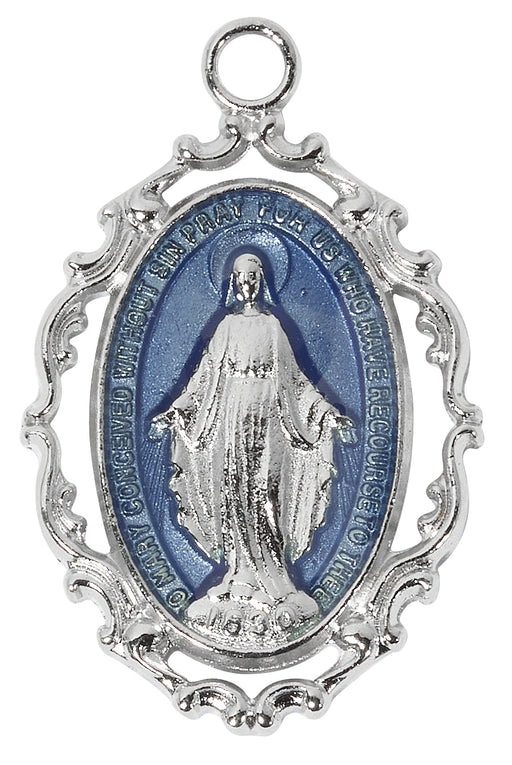 RC635 Rhodium Miraculous Pendant - McVan