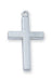 RC7001 Rhodium  Cross Pendant - McVan