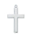 RC7024 Rhodium  Cross Pendant - McVan