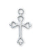 RC8003 Rhodium  Cross Pendant - McVan