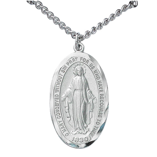 RCMG1 Rhodium Miraculous Pendant - McVan