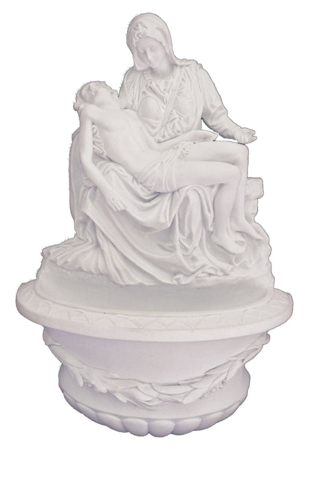 SR-75364-W Pieta Font in White 10"