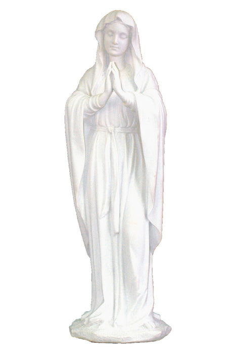 SR-74504-W Adoring Virgin in White 11.75"