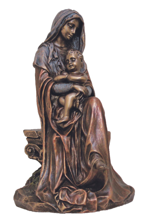 SR-74728 Madonna & Child in Cold Cast Bronze 6"