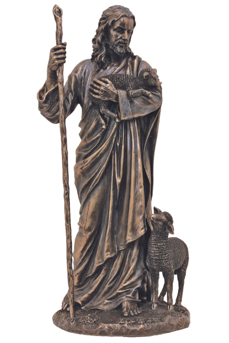 SR-75046 Good Shepherd in Cold Cast Bronze 11.5"