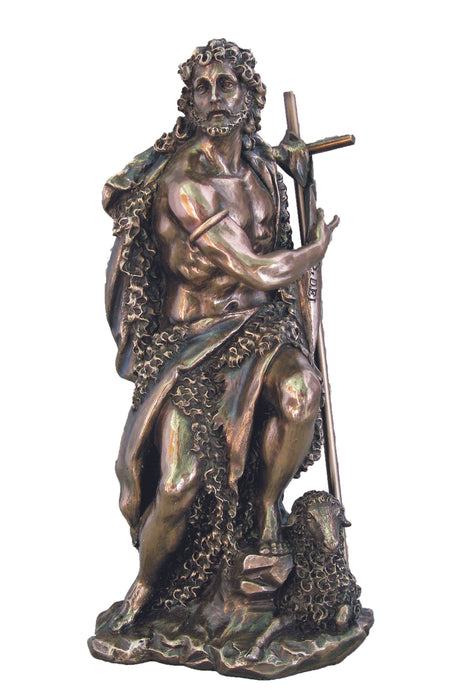 SR-75250 St. John the Baptist in Cold Cast Bronze 9.5"