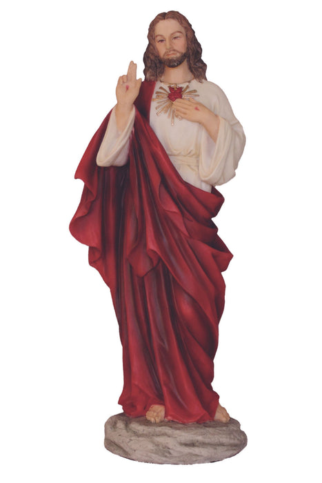 SR-75348-C Sacred Heart of Jesus in Color 10"