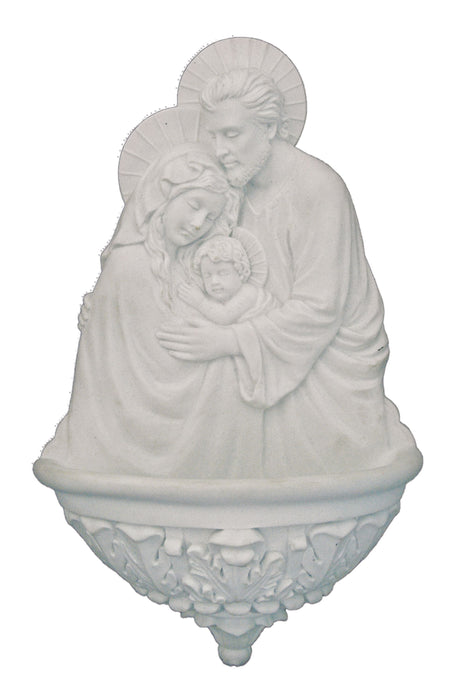 SR-75428-W Holy Family Font in White 9"