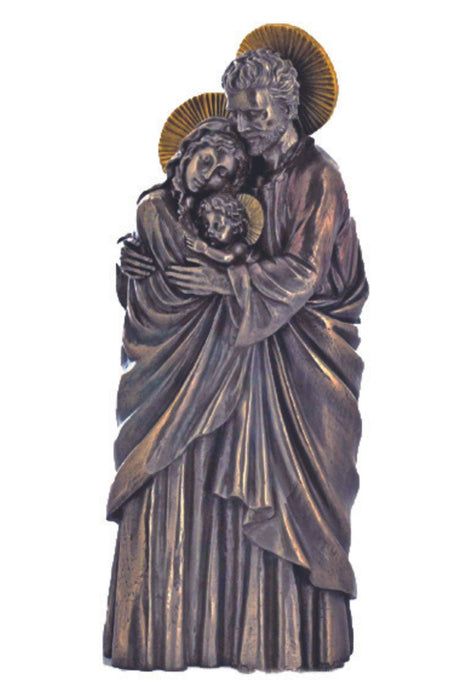 SR-75439 Holy Family in Cold Cast Bronze 10"