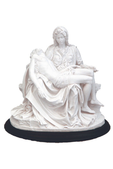 SR-75547-WB Pieta in White/Black Base 5.75"