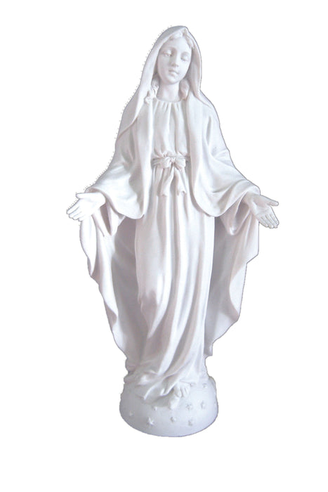 SR-75742-W Lady of Grace in White 8"