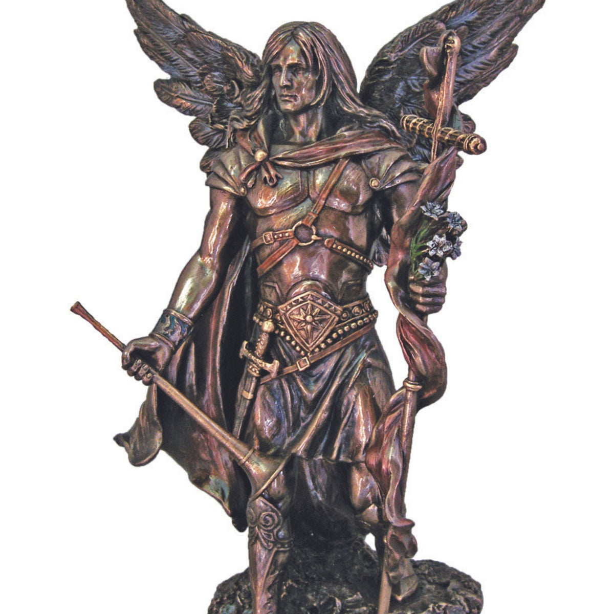 SR-75901 Archangel Gabriel in Cold Cast Bronze 13.75