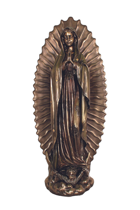 SR-75964 Our Lady of Guadalupe in Cold Cast Bronze 27"