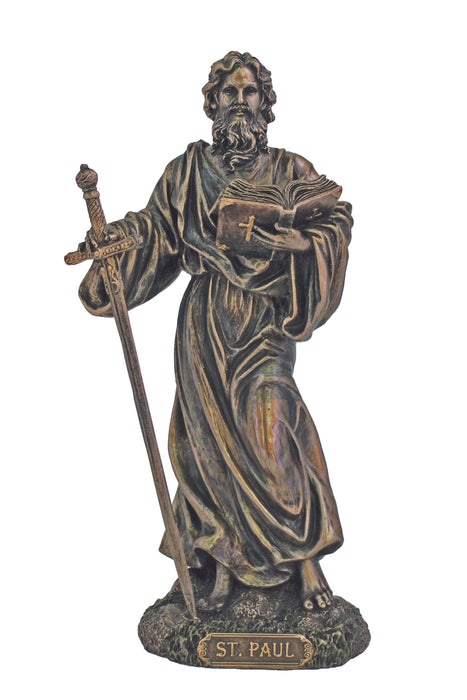 SR-76015 St. Paul in Cold Cast Bronze 8"