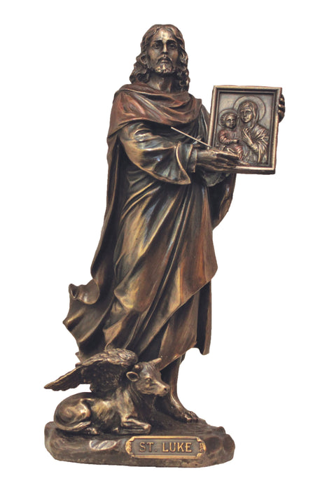 SR-76175 St. Luke in Cold Cast Bronze 8"