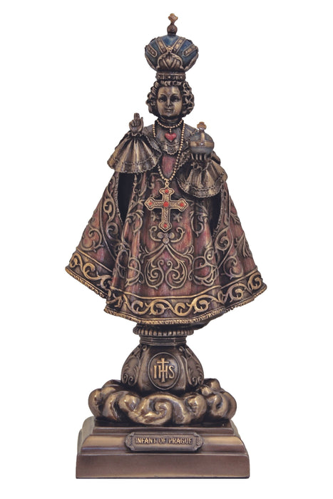 SR-76190 Infant of Prague in Cold Cast Bronze 8"