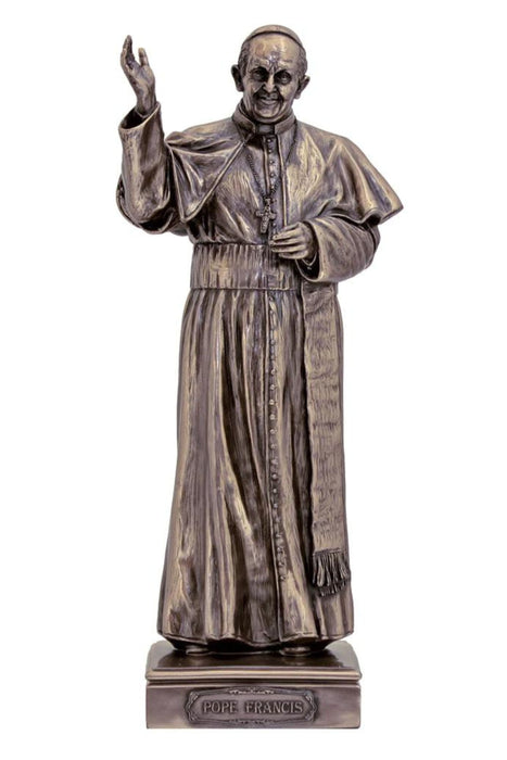 SR-76276 Pope Francis in Cold Cast Bronze 11"