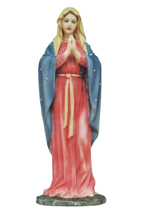 SR-76411-C Adoring Virgin in Color 8"