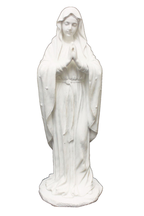 SR-76411-W Adoring Virgin in White 8"