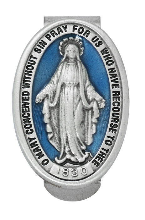 Miraculous Medal Visor Clip - VC-914